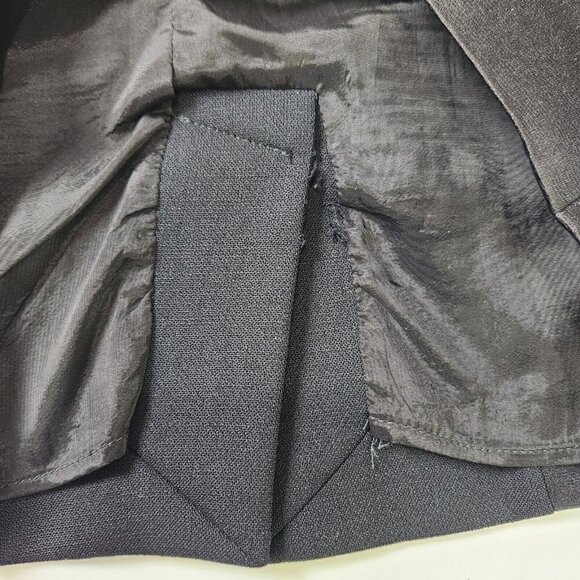 ETRO Pencil Skirt Womens Italian Size 40 Black Wool Silk Blend US Size 4 Classic - Picture 8 of 9